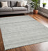 9' X 12' Ivory Black And Gray Geometric Flatweave Handmade Distressed Area Rug With Fringe