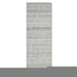 9' X 12' Ivory Black And Gray Geometric Flatweave Handmade Distressed Area Rug With Fringe