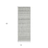 9' X 12' Ivory Black And Gray Geometric Flatweave Handmade Distressed Area Rug With Fringe