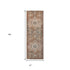 9' X 12' Beige Gray and Taupe Medallion Power Loom Area Rug