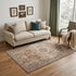 9' X 12' Beige Gray and Taupe Medallion Power Loom Area Rug