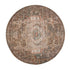 9' X 12' Beige Gray and Taupe Medallion Power Loom Area Rug