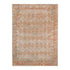 9' X 12' Beige Orange And Teal Southwestern Area Rug