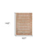 9' X 12' Beige Orange And Teal Southwestern Area Rug