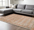 9' X 12' Beige Orange And Teal Southwestern Area Rug