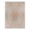9' X 12' Ivory And Yellow Oriental Distressed Area Rug