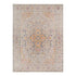 9' X 12' Ivory And Yellow Oriental Distressed Area Rug