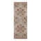 9' X 12' Beige Rust And Teal Medallion Area Rug