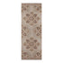 9' X 12' Beige Rust And Teal Medallion Area Rug