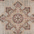 9' X 12' Beige Rust And Teal Medallion Area Rug
