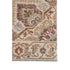 9' X 12' Beige Rust And Teal Medallion Area Rug