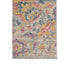 9' X 12' Blue Rust And Beige Medallion Area Rug