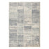 9' X 12' Gray Light Blue And Ivory Geometric Area Rug