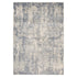 8' X 10' Light Gray Blue And Ivory Abstract Area Rug