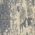 9' X 12' Ivory Blue And Gray Abstract Area Rug