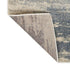 9' X 12' Ivory Blue And Gray Abstract Area Rug