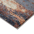 8' X 10' Beige Rust And Blue Abstract Area Rug