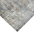 8' Ivory Gray And Brick Red Abstract Runner Rug