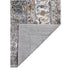 5' X 8' Ivory Charcoal And Brick Red Oriental Area Rug