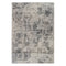 9' X 12' Gray and Beige Abstract Power Loom Area Rug