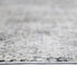 9' X 12' Ivory Black And Gray Abstract Area Rug
