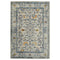 9' X 12' Ivory And Yellow Oriental Distressed Area Rug