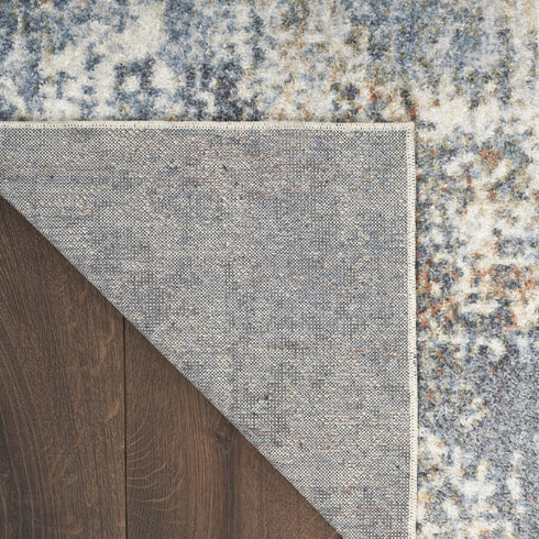 8' X 10' Gray And Ivory Moroccan Washable Area Rug