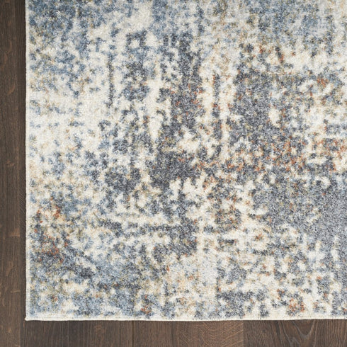 8' X 10' Gray And Ivory Moroccan Washable Area Rug