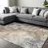 8' X 10' Gray And Ivory Moroccan Washable Area Rug