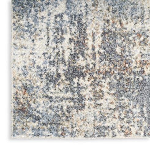 8' X 10' Gray And Ivory Moroccan Washable Area Rug