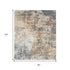 8' X 10' Gray And Ivory Moroccan Washable Area Rug