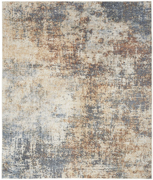 8' X 10' Gray And Ivory Moroccan Washable Area Rug