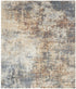 8' X 10' Gray And Ivory Moroccan Washable Area Rug