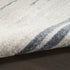 9' X 12' Blue and Ivory Geometric Power Loom Washable Area Rug
