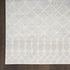 8' X 10' Gray and Ivory Moroccan Power Loom Washable Area Rug