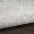 8' X 10' Gray and Ivory Moroccan Power Loom Washable Area Rug