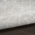 9' X 12' Gray And Ivory Moroccan Washable Area Rug