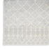 9' X 12' Gray And Ivory Moroccan Washable Area Rug
