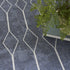 8' X 10' Blue and Ivory Geometric Power Loom Washable Area Rug