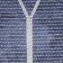 8' Blue Geometric Washable Runner Rug