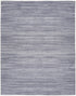 8' X 10' Gray and Ivory Abstract Power Loom Washable Non Skid Area Rug