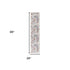 8' Ivory Floral Washable Runner Rug