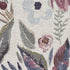 8' Ivory Floral Washable Runner Rug