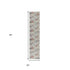 9' X 12' Cream Pink And Green Floral Washable Area Rug