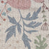 9' X 12' Cream Pink And Green Floral Washable Area Rug