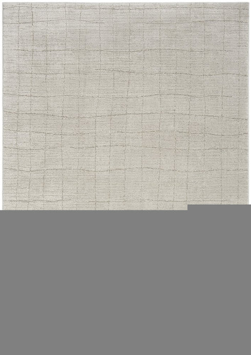 6' X 9' Beige And Gray Abstract Area Rug