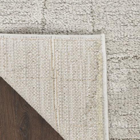 6' X 9' Beige And Gray Abstract Area Rug
