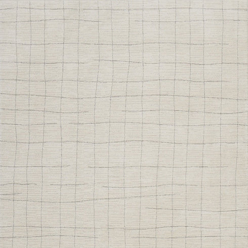 8' X 10' Gray And Ivory Abstract Area Rug