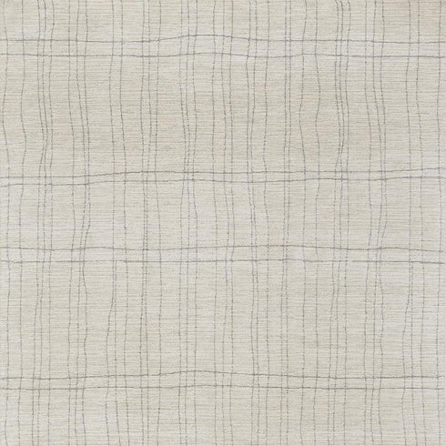 8' X 10' Gray And Ivory Abstract Area Rug