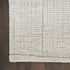8' Gray And Silver Abstract Runner Rug